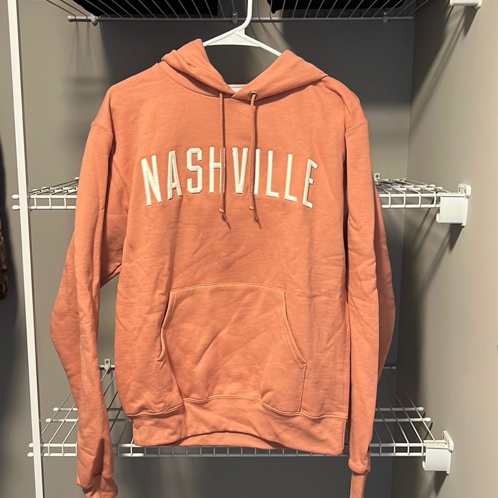 NWT * Champion Coral Embroidered Nashville Hoodie Size Small